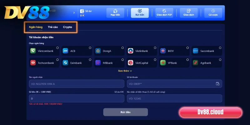 Rút Tiền DV88: Hướng Dẫn Đổi Thưởng Nhanh Chóng, Minh Bạch 1 Điều kiện cần đáp ứng để rút tiền DV88 thành công