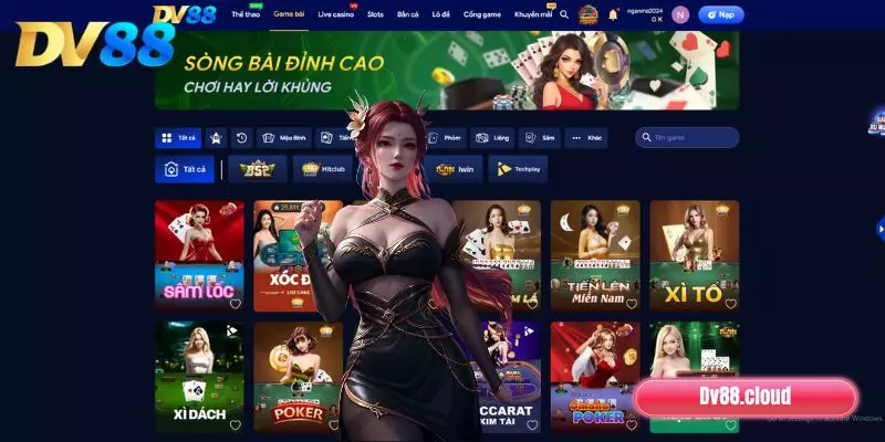 Game Bài DV88: Giải Trí Cực Đã, Thưởng Cực Mạnh 1 Giới thiệu đôi nét game bài DV88