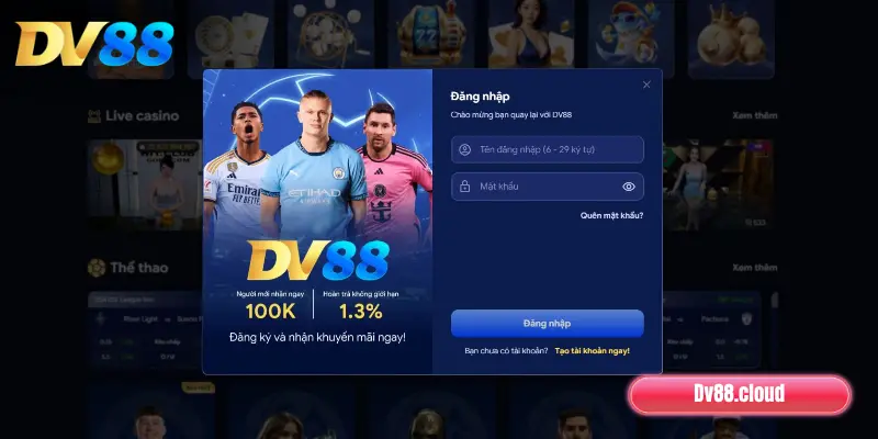 Hướng dẫn đăng nhập DV88 chi tiết trên mọi thiết bị